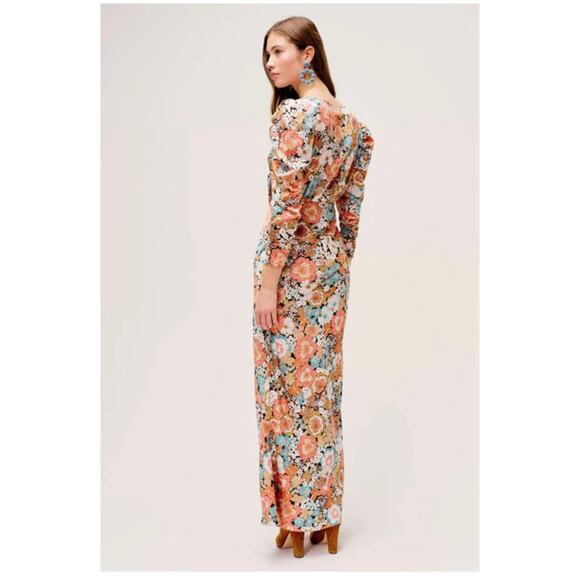 For Love & Lemons Polly Floral Maxi Dress - Picture 2 of 10